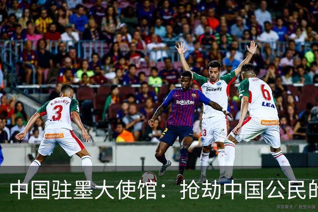 中国驻墨大使馆：抢劫中国公民的两名嫌疑人中 一人已经落网